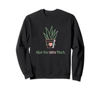 Jardinería de Interior para Amantes de Las Plantas Aloe You Vera Sudadera