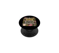 Jardinería Divertida Pronóstico de Fin de Semana Jardín Floral Beber PopSockets PopGrip Adhesivo