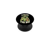 Jardinería Frankenstein Plantas Buen Fuego Malo Jardinero PopSockets PopGrip Adhesivo