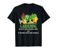 Jardinería Inspiradora Jardín Vida Cita Arte Floral Camiseta
