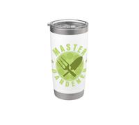 Jardinería "Jardinero Maestro" Vaso térmico de acero inoxidable de doble pared