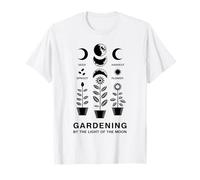 Jardinería Lunar Celestial Planta de Fase Lunar Camiseta