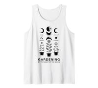 Jardinería Lunar Celestial Planta de Fase Lunar Camiseta sin Mangas
