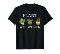 Jardinería Planta Susurrador Suculento Amante de Las Plantas de Interior Arte Camiseta