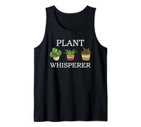 Jardinería Planta Susurrador Suculento Amante de Las Plantas de Interior Arte Camiseta sin Mangas