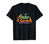 Jardinería Planta Un Jardín Cosecha Felicidad Cita Verduras Camiseta