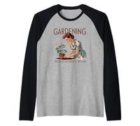 Jardinería Porque el Asesinato es una Planta equivocada Camiseta Manga Raglan