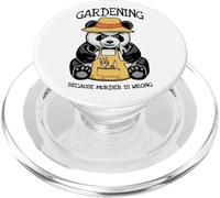Jardinería Porque el Asesinato está Mal Amante de Las Plantas Panda Malvado PopSockets PopGrip para MagSafe
