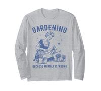 Jardinería Porque el Asesinato está Mal Divertido para los Amantes de la jardinería Manga Larga