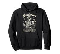 Jardinería Porque Golpear a la Gente es un Esqueleto incorrecto Sudadera con Capucha