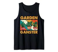 Jardinería Retro Amante de Las Plantas en Maceta Divertido Arte de Actitud de jardín Camiseta sin Mangas