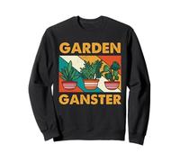 Jardinería Retro Amante de Las Plantas en Maceta Divertido Arte de Actitud de jardín Sudadera