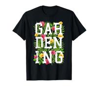 Jardinería Tipografía Jardinero Floral Primavera Jardín Flores Camiseta