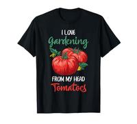 Jardinería Tomate Lover Funny Head Tomates Pun Quote Gráfico Camiseta