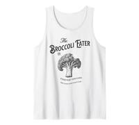 Jardinero amante de las plantas Arte vintage. el devorador de brócoli Camiseta sin Mangas