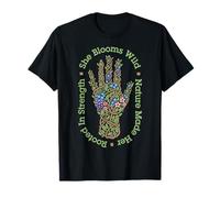 Jardinero Amante de Las Plantas Ella florece Jardinería Salvaje Plantas M Camiseta