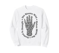 Jardinero Amante de Las Plantas Ella florece Jardinería Salvaje Plantas M Sudadera