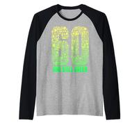 Jardinero de 60 cumpleaños todavía Verde Camiseta Manga Raglan