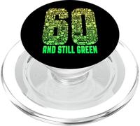 Jardinero de 60 cumpleaños todavía Verde PopSockets PopGrip para MagSafe