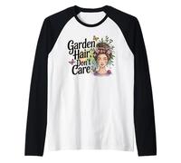 Jardinero Divertido, Amante de Las Flores, de Garden Hair Don't Care Camiseta Manga Raglan
