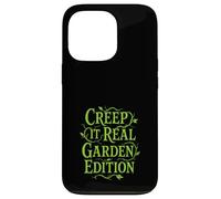 Jardinero gótico Witchy Garden Skull Plant Moody Dark Aesthetic Carcasa para iPhone 13 Pro