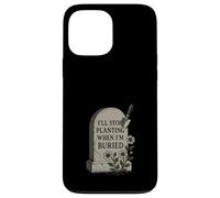 Jardinero gótico Witchy Garden Skull Plant Moody Dark Aesthetic Carcasa para iPhone 13 Pro Max