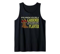 Jardinero Jardinero Jardinero Botas de Juego de Palabras de Palabra Camiseta sin Mangas
