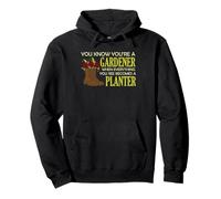 Jardinero Jardinero Jardinero Botas de Juego de Palabras de Palabra Sudadera con Capucha