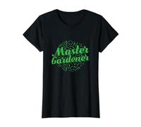 Jardinero Maestro de los Dedos Verdes Camiseta gráfica económica, Mujer, Negro, S