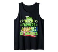 Jardinero Natural de la Alianza de Agricultores de Gusanos de Compost Camiseta sin Mangas