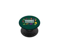 Jardinero orgánico Jardinería Divertida PopSockets PopGrip Adhesivo