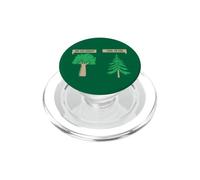 Jardinero Pinos Y Robles Botánica Planta Hobby Jardinería PopSockets PopGrip para MagSafe