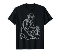 Jardinero Plantación Jardinería Horticultor Bosquejo Camiseta gráfica económica