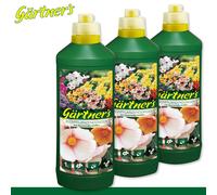 Jardinero’S 3x 1L Blühpflanzendünger Con Spurennährstoffen Fertilizante