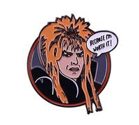 Jareth The Goblin King Labyrinth Because I'm Worth It - Pin de solapa esmaltado de 3,5 cm, 1.4 Inches, Esmalte, Esmalte
