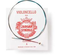 Jargar Classic A acero inoxidable - Juego de 4 cuerdas - Cuerda de cello - Forte - Calibres de cuerdas/Tensión 0,76mm/18,5kp/40.7lbs