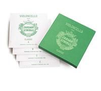 Jargar Classic Acero Cromado - Juego de 4 Cuerdas - Cuerdas de Violonchelo - Dolce - Calibres de Cuerdas 56,6kp
