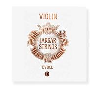 JARGAR Cuerdas para violín Evoke D 4/4 medium, núcleo sintético, entorchado plateado, con terminal de bola