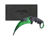 JARL Karambit CS:GO Cuchillos de Entrenamiento y Colección - Réplicas de Karambit Counter-Strike con Hoja de Acero Inoxidable - Regalo para Fans de CS:GO con Caja Premium