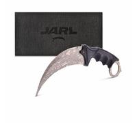 JARL Karambit CS:GO Cuchillos de Entrenamiento y Colección - Réplicas de Karambit Counter-Strike con Hoja de Acero Inoxidable - Regalo para Fans de CS:GO con Caja Premium (Damascus)