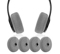 JARMOR Almohadillas protectoras para auriculares Beats Solo 3/2 inalámbricos/con cable, Solo HD/Mixr/EP y otros auriculares con almohadillas de 1.57 a 3.14 pulgadas [2 pares] (gris)