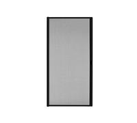 jarolift 3 en 1 Zanzara Puerta Mosquitera Corredera con Marco de Aluminio, Protección contra Insectos, Kit Acortable, 125 x 220 cm (Ancho x Alto), Color Antracita