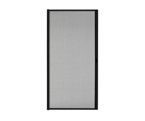 jarolift 3 en 1 Zanzara Puerta Mosquitera Corredera con Marco de Aluminio, Protección contra Insectos, Kit Acortable, 140 x 240 cm (Ancho x Alto), Color Antracita