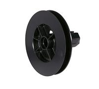 jarolift Disco para Cinta de Persianas Enrollables, 114 mm, con Cápsula de Rodillo SW40 Corta, de Plástico Duro, con Perno de Eje Externo