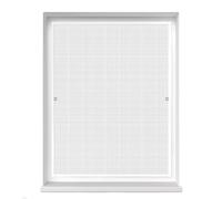 jarolift Profi Line Mosquitera para Ventana, con Marco de Aluminio Acortable, 90 cm x 150 cm (Ancho x Alto), Color del Marco Blanco