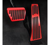 Jaronx - Almohadillas Antideslizantes para Pedal BMW, sin Taladro, compatibles con BMW 3' E90 E91 E92 E93/5' F10 F11/6' F12 F13/7' F01 F02/X3 F25/X4 F26/X5 E70/X6 E71/Z4 E8 9 (Modelo B - Rojo)