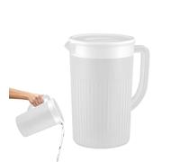 Jarra aspiradora, jarra grande de 2,7 L de agua, 13,5 x 12 x 22,5 cm, jarra de agua fría, botella de limón para cocina y frigorífico, duradera y fácil de verter