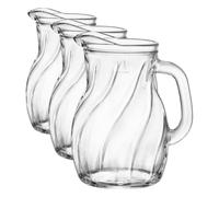 Jarra Bormioli Rocco Bistrot Twist Transparente 1,17 L Vidrio (Paquete de 3)