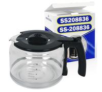 Jarra Cafetera Goteo con Tapa con Código Original SS208836 SS-208836 para Krups KM8328 Grind Aroma - Garantía de 10 Años - MONTERAL