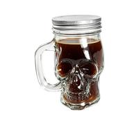 Jarra Cervecera 500 Mililitros Vasos Transparentes Halloween Calavera Con